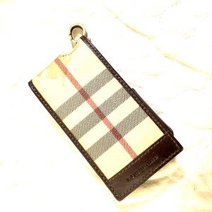 Burberry phone case / cardholder